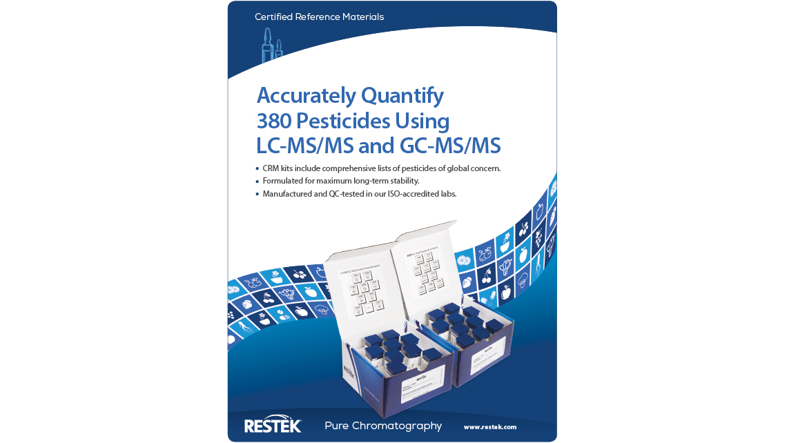 Accurately Quantify  380 Pesticides Using  LC-MS/MS and GC-MS/MS